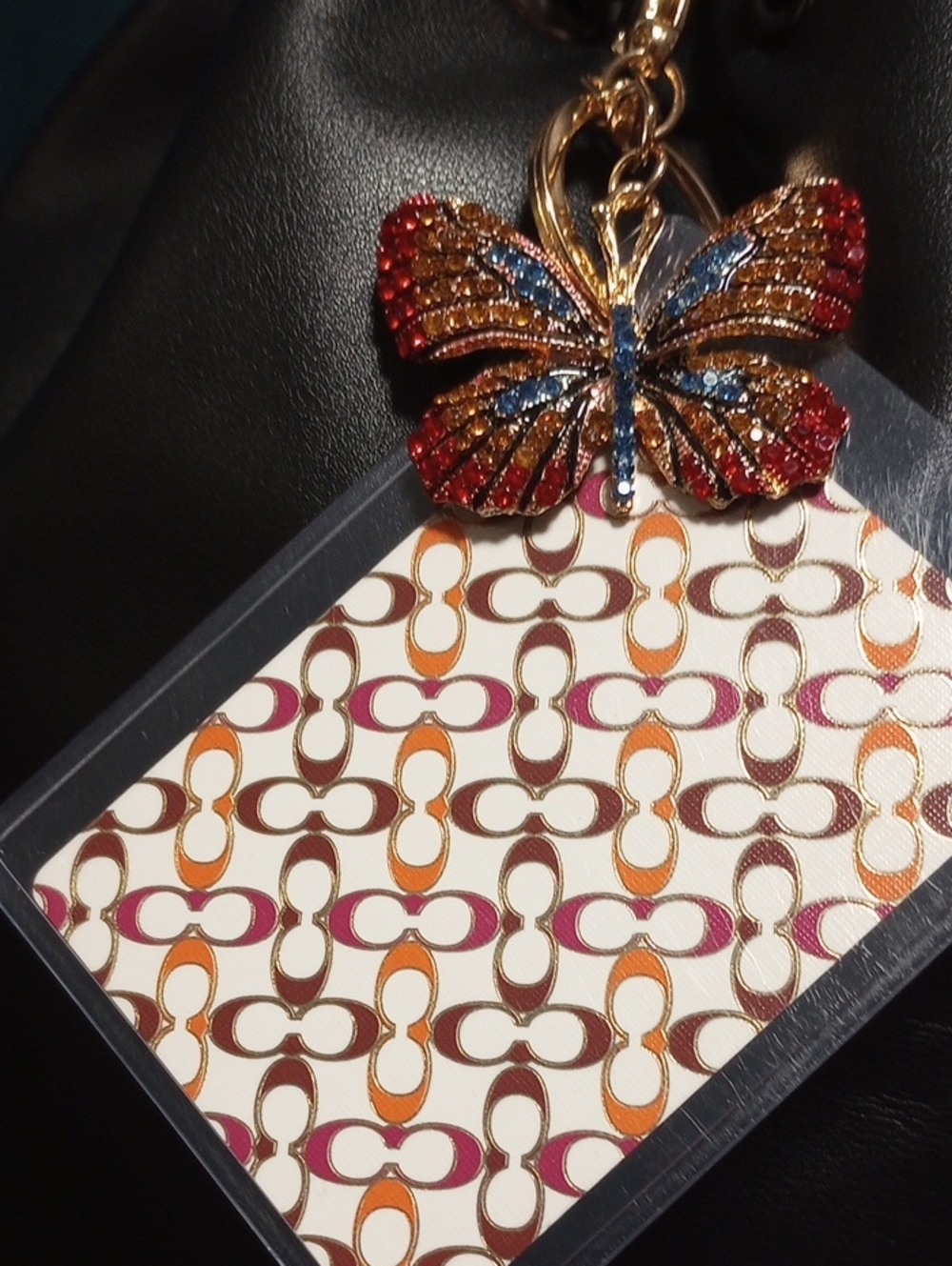 Coach Ace Of Diamonds Playing Card w/Fashion Charm Keychain - Picture 11 of 14
